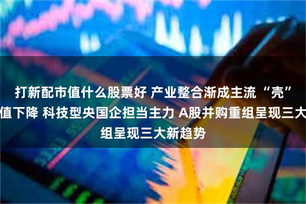 打新配市值什么股票好 产业整合渐成主流 “壳”资源价值下降 科技型央国企担当主力 A股并购重组呈现三大新趋势